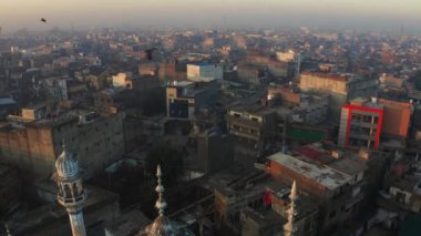 A scenic view of Rawalpindi city from the air, Pakistan