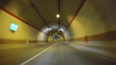 A ride through an empty tunnel