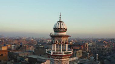 Pakistan 'ın Rawalpindi kentindeki bir caminin hava görüntüleri.