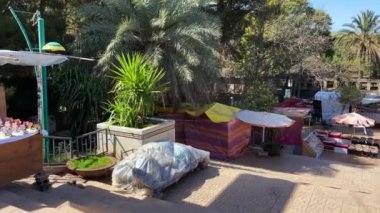 An empty stairway in Sidi Hrazem