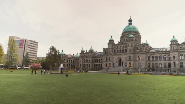 Parliament Building Downtown Victoria Vancouver Island Canada — Vídeo de Stock