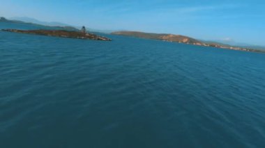 Flying above the sea FPV