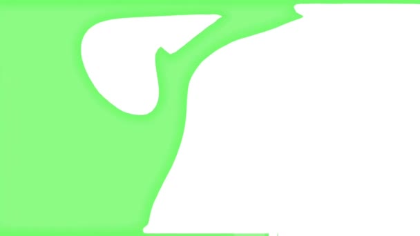 水彩画绿色喷涂动画 — 图库视频影像