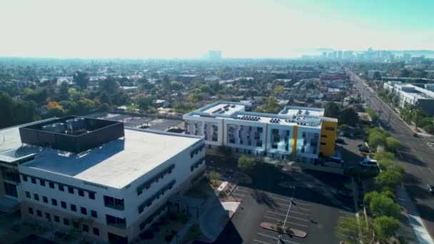 Aerial View Downtown Phoenix Arizona Usa — Video