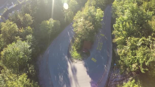 Aerial View Highway — Vídeo de Stock