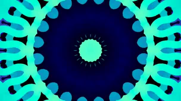 Loop Motion Graphic Variety Beautiful Kaleidoscope Patterns Ideal Mandalas Diwali — Stockvideo