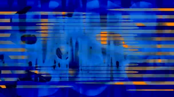オーバーレイのための明るいカラフルな液体表面の抽象的なアニメーション — ストック動画