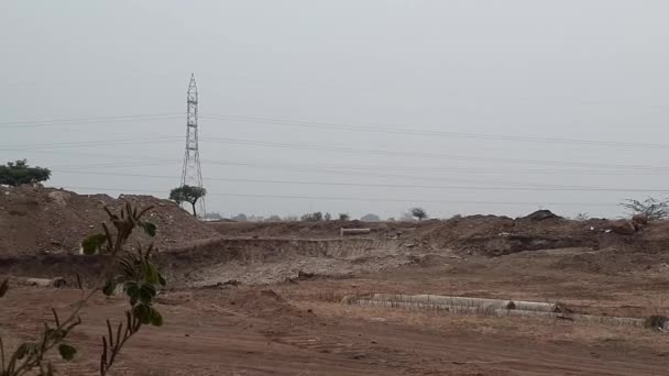 Blasting Rocks Quarry Crushing Boulders Using Explosive Technologies Archive Contains — Stock videók