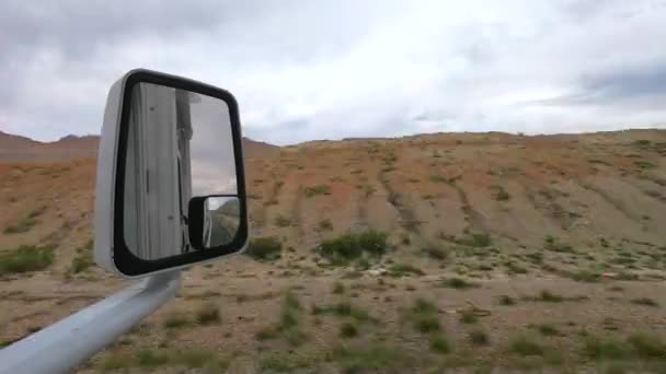 Timelapse Car Driving Utah Desert — Stock Video