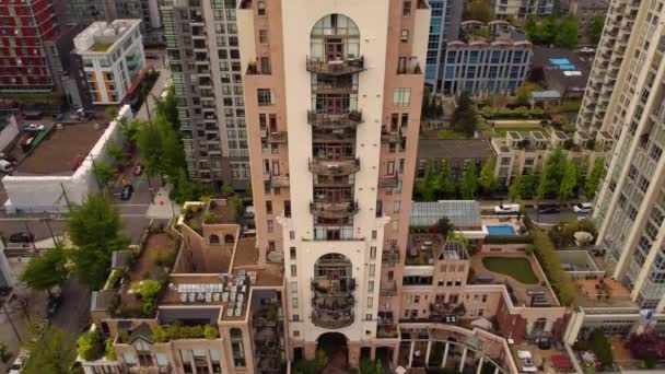 Beautiful View Cityscape Vancouver British Columbia — Stok video
