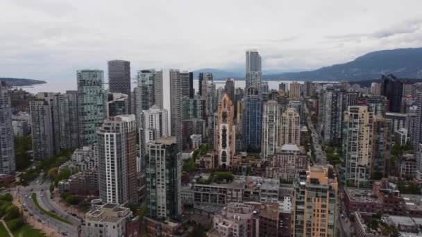 Beautiful View Cityscape Vancouver British Columbia — Wideo stockowe