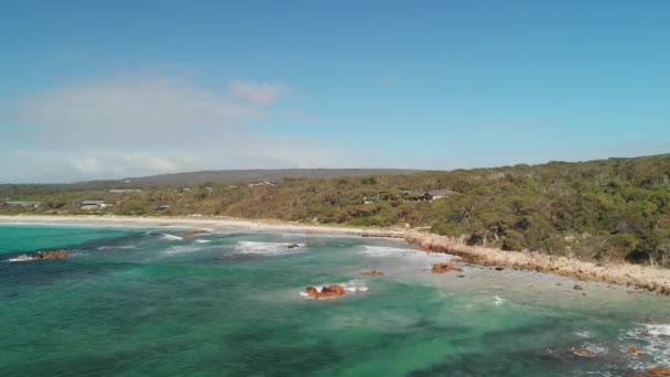 Aerial View Bunker Bay Western Australia — Vídeos de Stock