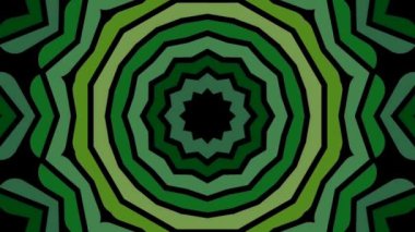 An Abstract Green Mandala Dynamic Background Effect. digital arts