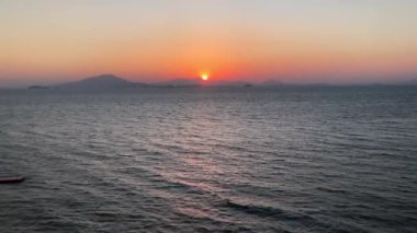Romantic sunset at South Asian Sea