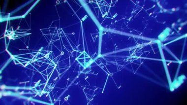 Teknoloji ve bilim konsepti ile soyut arkaplan