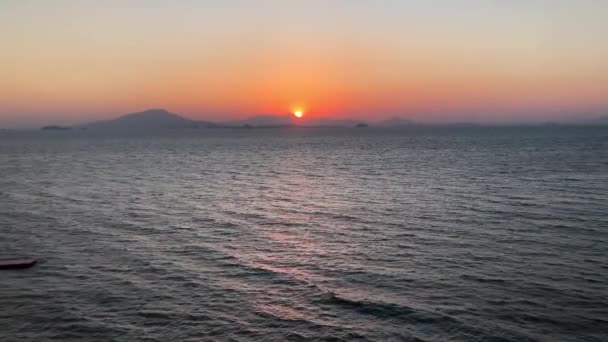 Romantic Sunset South Asian Sea — Wideo stockowe