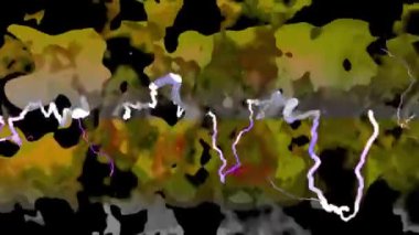 An abstract animation of a dark liquid surface for overlays