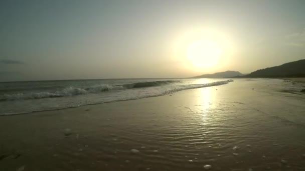 Beautiful Shot Calm Waves Sunny Day — Stockvideo