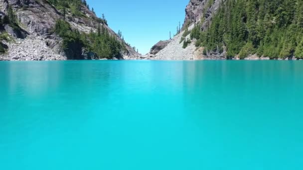 Aerial Footage Jade Lake Located King County Washington — Vídeos de Stock