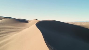 A drone footage of the Glamis Sand Dunes in Imperial County, California, USA