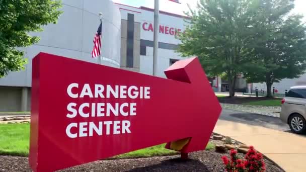Kindermuseum Des Carnegie Science Center Pittsburgh Pennsylvania Vereinigte Staaten — Stockvideo
