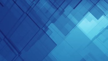 Canlı gelecekçi arka plan siber uzay veri engelleme koridoru, şeffaf soyut basit minimalizm tüneli - pürüzsüz döngü