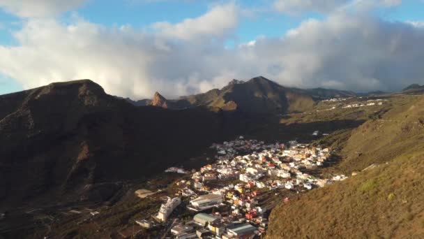 Aerial View City Tamaimo Tenerife Canary Islands Tamaimo Captured Drone — Stockvideo