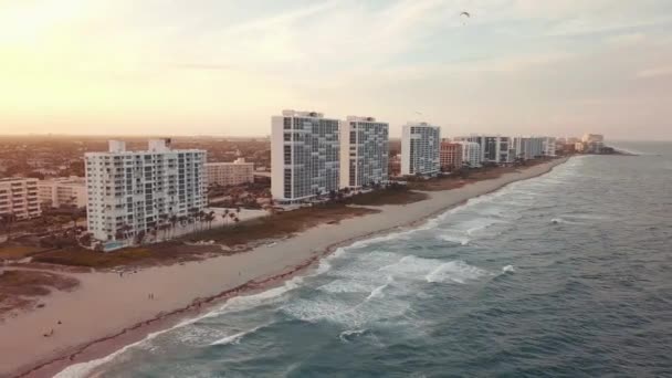 Drone Footage Florida Beaches — Stockvideo