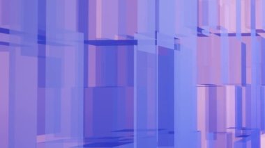 Canlı gelecekçi arka plan siber uzay veri engelleme koridoru, şeffaf soyut basit minimalizm tüneli - pürüzsüz döngü
