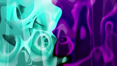 Kaplamalar için parlak renkli sıvı yüzeyin soyut bir animasyonu