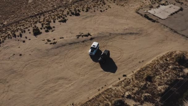 Повітряний Вид Вагони Mercedes Палмдейлі Штат Каліфорнія Сша — стокове відео