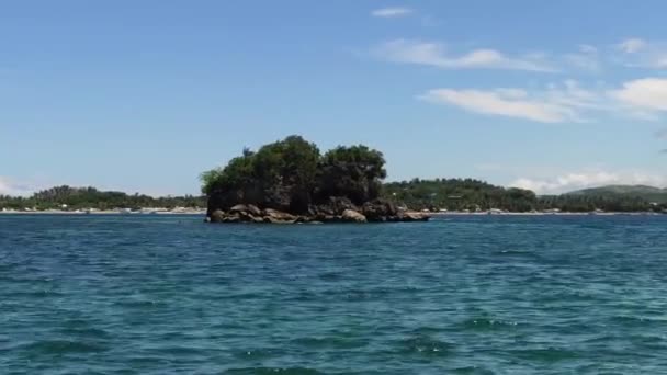 Een Schilderachtig Uitzicht Golven Van Oceaan Vanaf Een Boot Prachtige — Stockvideo