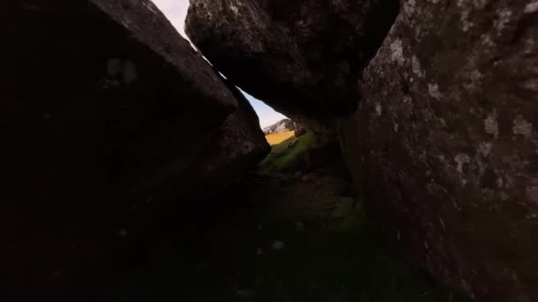 Beautiful View Field Haytor Rocks — Vídeos de Stock