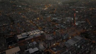 A beautiful aerial shot of the cityscape of Quito, Ecuador