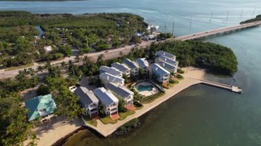 An aerial view of the Florida Keys in HD