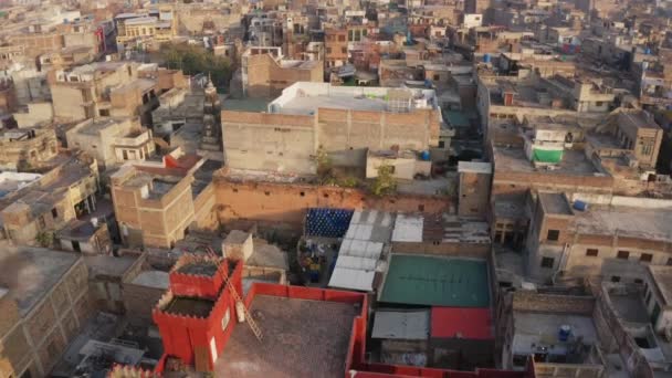 Vue Aérienne Laal Haveli Dans Ville Rawalpindi Pakistan — Video