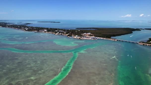 Aerial View Florida Keys — Vídeos de Stock