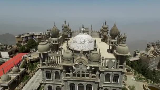 Muqar Palace Civilizations Namas Aerial View Surrounding Nature Namas Landmarks — Stock video