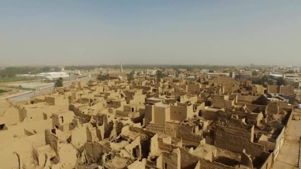 サウジアラビアの旧市街の空中ビュー — ストック動画