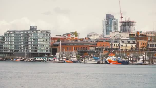 Downtown Victoria Vancouver Island British Columbia Canada — Vídeos de Stock