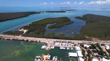 An aerial view of the Florida Keys in HD