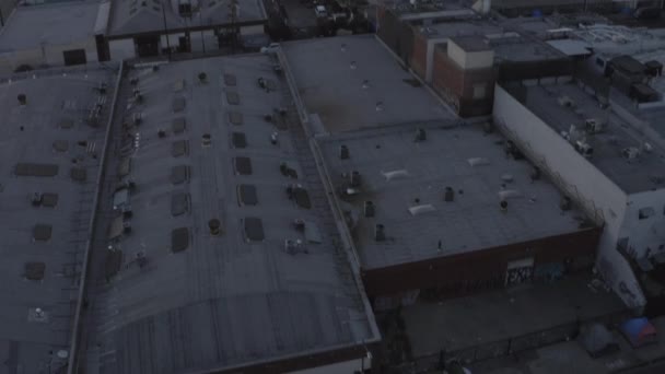 房屋和纽约市屋顶的鸟瞰图 — 图库视频影像
