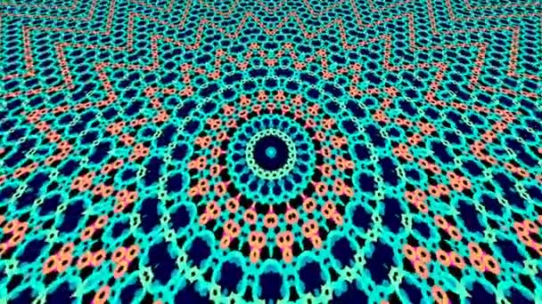 Augmented Mandala Web Metaverse World Animation — Wideo stockowe