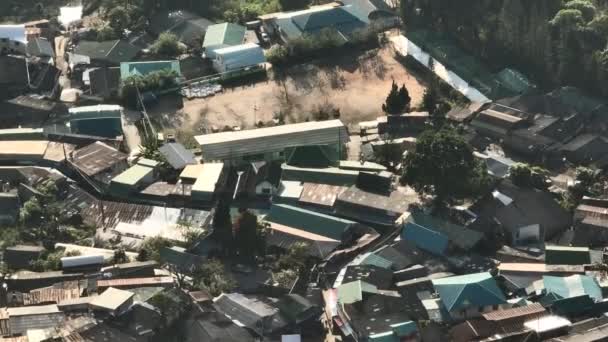 Aerial View Village Chiang Mai Thailand — Video