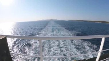 A beautiful seascape captured from a ferry