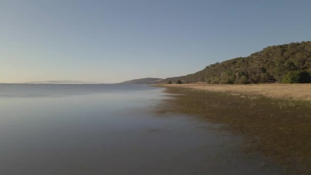 Beautiful View Lake George Australia Daytime — Stockvideo