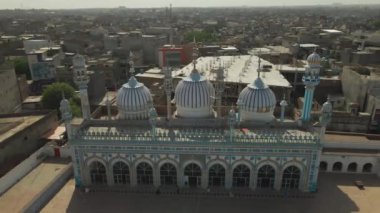 Aerial view of Jamia Mosque Rawalpindi, Pakistan