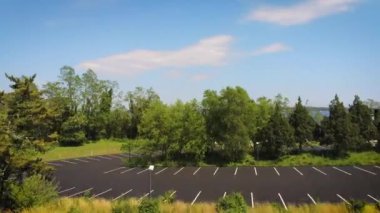 An aerial shot of Narragansett bay, Rhode Island