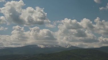 A time-lapse of a mountainous area during daytime