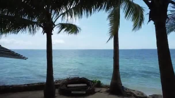 Una Vista Aérea Hermoso Mar Cebú Filipinas — Vídeos de Stock
